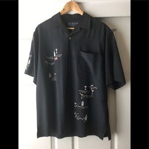 Men's Nat Nast Shirt size Medium 100% silk